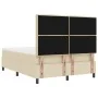 Cama con Base con Colchón y Banco Crema 140x200 cm Tela | Foro24.es | Tu tienda online para hogar, jardín y más Foro24.es