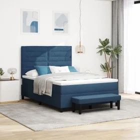 Marco de Cama con Colchón Set de 2 Azul Marino