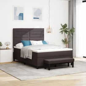 Cama con Base de Resortes con Colchón y Banco
