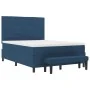 Cama con Sommier con Colchón & Banco Azul 160x200 cm Tela | Foro24.es | Tu tienda online para hogar, jardín y más Foro24.es