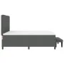 Cama con Box Spring y Colchón Banco Gris Oscuro 180x200 cm Tela by , Beds and slatted bases - Ref: Foro24-3344010, Price: 700...
