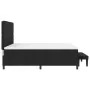Cama con Base de Muelles con Colchón y Banco Negro 180x200 cm Tela by , Beds and slatted bases - Ref: Foro24-3344011, Price: ...