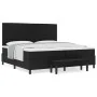 Cama de Base de Caja con Colchón y Banco Negro 200x200 cm Tela | Foro24.es | Tu tienda online para hogar, jardín y más Foro24.es