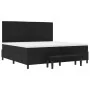 Cama de Base de Caja con Colchón y Banco Negro 200x200 cm Tela | Foro24.es | Tu tienda online para hogar, jardín y más Foro24.es