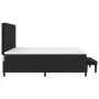 Cama de Base de Caja con Colchón y Banco Negro 200x200 cm Tela | Foro24.es | Tu tienda online para hogar, jardín y más Foro24.es