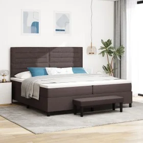 Cama con Base de Resortes con Colchón & Banco