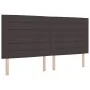 Cama con Base de Resortes con Colchón & Banco Marrón Oscuro 200x200 cm Tela | Foro24.es | Tu tienda online para hogar, jardín y más Foro24.es