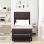 Cama con Sommier con Colchón y Banco Marrón Oscuro 90x200 cm Tela | Foro24.es | Tu tienda online para hogar, jardín y más Foro24.es