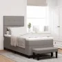 Cama con Somier con Colchón y Banco Taupe 100x200 cm Tela | Foro24.es | Tu tienda online para hogar, jardín y más Foro24.es