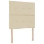 Cama Box Spring con Colchón y Banco Crema 100x200 cm Tela | Foro24.es | Tu tienda online para hogar, jardín y más Foro24.es