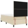 Cama Box Spring con Colchón y Banco Crema 100x200 cm Tela | Foro24.es | Tu tienda online para hogar, jardín y más Foro24.es