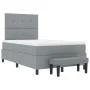 Cama con Base de Resortes con Colchón y Banco Gris Claro 120x200 cm Tela | Foro24.es | Tu tienda online para hogar, jardín y más Foro24.es