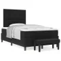 Cama con somier con colchón y banco negro 120x200 cm tela von , Betten und Lattenroste - Ref: Foro24-3344060, Preis: 491,93 €...