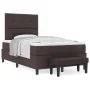 Cama Box Spring con Colchón y Banco Marrón Oscuro 120x200 cm Tela | Foro24.es | Tu tienda online para hogar, jardín y más Foro24.es