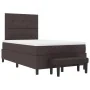 Cama Box Spring con Colchón y Banco Marrón Oscuro 120x200 cm Tela | Foro24.es | Tu tienda online para hogar, jardín y más Foro24.es