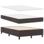 Cama Box Spring con Colchón y Banco Marrón Oscuro 120x200 cm Tela | Foro24.es | Tu tienda online para hogar, jardín y más Foro24.es