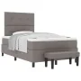 Cama Box Spring con Colchón y Banco Taupe 120x200 cm Tela von , Betten und Lattenroste - Ref: Foro24-3344062, Preis: 440,10 €...