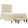 Cama Box Spring con Colchón y Banco Crema 120x200 cm Tela | Foro24.es | Tu tienda online para hogar, jardín y más Foro24.es