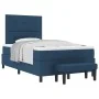 Cama con Box Spring y Colchón Azul 120x200 cm Tela by , Beds and slatted bases - Ref: Foro24-3344064, Price: 481,47 €, Discou...
