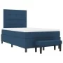 Cama con Box Spring y Colchón Azul 120x200 cm Tela by , Beds and slatted bases - Ref: Foro24-3344064, Price: 481,47 €, Discou...