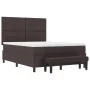 Cama tipo Box Spring con Colchón y Banco Marrón Oscuro 140x190 cm Tela | Foro24.es | Tu tienda online para hogar, jardín y más Foro24.es