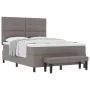 Cama con Box Spring con Colchón y Banco Taupe 140x190 cm Tela | Foro24.es | Tu tienda online para hogar, jardín y más Foro24.es