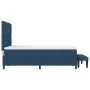 Cama con Somier con Colchón & Banco Azul 140x190 cm Tela | Foro24.es | Tu tienda online para hogar, jardín y más Foro24.es
