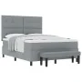 Cama con Somier con Colchón y Banco Gris Claro 140x200 cm Tela | Foro24.es | Tu tienda online para hogar, jardín y más Foro24.es