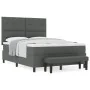 Cama Con Somier con Colchón & Banco Gris Oscuro 160x200 cm Tela by , Beds and slatted bases - Ref: Foro24-3344080, Price: 622...
