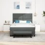 Cama Con Somier con Colchón & Banco Gris Oscuro 160x200 cm Tela by , Beds and slatted bases - Ref: Foro24-3344080, Price: 622...