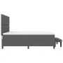 Cama Box Spring con Colchón y Banco Gris Oscuro 180x200 cm Tela | Foro24.es | Tu tienda online para hogar, jardín y más Foro24.es