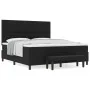 Cama con somier con colchón y banco negro 180x200 cm tela von , Betten und Lattenroste - Ref: Foro24-3344088, Preis: 684,10 €...