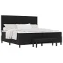 Cama con Base y Colchón Negra 200x200 cm Tela | Foro24.es | Tu tienda online para hogar, jardín y más Foro24.es