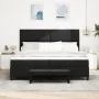 Cama con Base y Colchón Negra 200x200 cm Tela | Foro24.es | Tu tienda online para hogar, jardín y más Foro24.es