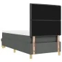 Cama con Somier y Banco Gris Oscuro 90x200 cm Tela | Foro24.es | Tu tienda online para hogar, jardín y más Foro24.es