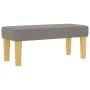 Cama con Somier con Colchón y Banco Taupe 90x200 cm Tela by , Beds and slatted bases - Ref: Foro24-3344195, Price: 409,06 €, ...