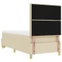 Cama con Somier con Colchón y Banco Crema 90x200 cm Tela | Foro24.es | Tu tienda online para hogar, jardín y más Foro24.es