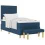 Cama Box Spring con Colchón y Banco Azul 90x200 cm Tela | Foro24.es | Tu tienda online para hogar, jardín y más Foro24.es