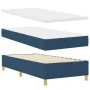 Cama Box Spring con Colchón y Banco Azul 90x200 cm Tela | Foro24.es | Tu tienda online para hogar, jardín y más Foro24.es