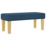 Cama Box Spring con Colchón y Banco Azul 90x200 cm Tela | Foro24.es | Tu tienda online para hogar, jardín y más Foro24.es