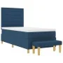 Cama Box Spring con Colchón y Banco Azul 90x200 cm Tela | Foro24.es | Tu tienda online para hogar, jardín y más Foro24.es