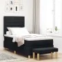 Cama con Base Tapizada y Banco Negro 100x200 cm Tela | Foro24.es | Tu tienda online para hogar, jardín y más Foro24.es