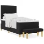 Cama con Base Tapizada y Banco Negro 100x200 cm Tela | Foro24.es | Tu tienda online para hogar, jardín y más Foro24.es