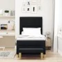 Cama con Base Tapizada y Banco Negro 100x200 cm Tela | Foro24.es | Tu tienda online para hogar, jardín y más Foro24.es