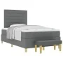 Cama con Box Spring y Banco Gris Oscuro 120x200 cm Tela | Foro24.es | Tu tienda online para hogar, jardín y más Foro24.es