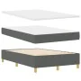 Cama con Box Spring y Banco Gris Oscuro 120x200 cm Tela | Foro24.es | Tu tienda online para hogar, jardín y más Foro24.es