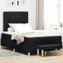 Cama Box Spring con Colchón y Banco Negro 120x200 cm Tela | Foro24.es | Tu tienda online para hogar, jardín y más Foro24.es