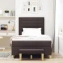 Cama Box Spring con Colchón y Banco Marrón Oscuro 120x200 cm Tela | Foro24.es | Tu tienda online para hogar, jardín y más Foro24.es