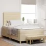 Cama de Somier con Colchón y Banco Crema 120x200 cm Tela | Foro24.es | Tu tienda online para hogar, jardín y más Foro24.es
