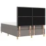 Cama Box Spring con Colchón & Banco Taupe 140x190 cm Tela | Foro24.es | Tu tienda online para hogar, jardín y más Foro24.es